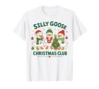 Silly Goose Christmas Club Diseño Divertido De Pájaros Camiseta