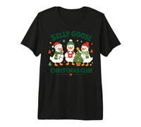 Silly Goose Christmas Club Diseño Divertido De Pájaros Camiseta Premium
