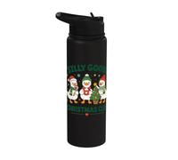 Silly Goose Christmas Club Diseño Divertido De Pájaros Stainless Steel Insulated Water Bottle