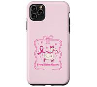 Silly Goose Coquette Breast Cancer Awareness Carcasa para iPhone 11 Pro MAX