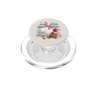 Silly Goose Cute First Day Back to School Girl Teacher PopSockets PopGrip para MagSafe