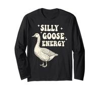 Silly Goose Energy Cute Retro Meme Aesthetic Vibes Manga Larga
