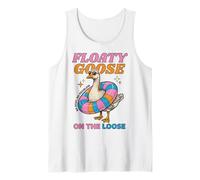 Silly Goose Floaty Goose On The Loose Fun Camiseta sin Mangas