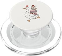 Silly Goose Loves Books Funny Duck Reading Estética PopSockets PopGrip para MagSafe