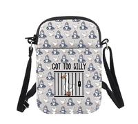 Silly Goose Merch - Bolso cruzado para amantes del ganso en la cárcel, Got Too Silly B UK