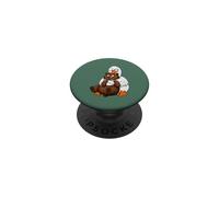 Silly Goose Not A Hugger Bear Hug Humor sarcástico Divertido PopSockets PopGrip Adhesivo