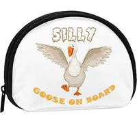 Silly Goose On Board, Monedero de Moda para Mujeres y niñas, Monedero, Bolsa de Cambio, Llavero
