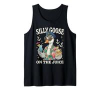 Silly Goose On The Juice Crucero Crucero Viaje de Chicas Camiseta sin Mangas