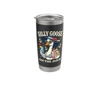 Silly Goose On The Juice Crucero Crucero Viaje de chicas Vaso térmico de acero inoxidable de doble pared