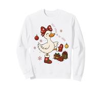 Silly Goose on The Loose, Divertido, Christmas Goose Holiday Women Sudadera
