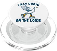 Silly Goose On The Loose Divertido Juego De Palabras Animal PopSockets PopGrip para MagSafe