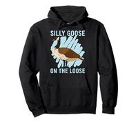 Silly Goose on the Loose Funny Animal Humor Sudadera con Capucha