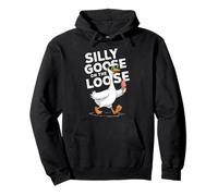 Silly Goose on the Loose Funny Goose Humor Verano Sudadera con Capucha