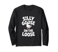 Silly Goose On The Loose Funny Saying Gafas de Sol Manga Larga