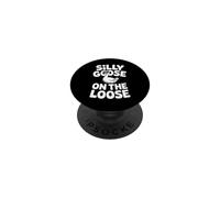 Silly Goose On The Loose Funny Saying Gafas de Sol PopSockets PopGrip Adhesivo