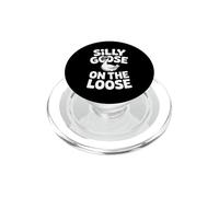Silly Goose On The Loose Funny Saying Gafas de Sol PopSockets PopGrip para MagSafe