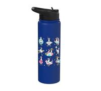 Silly Goose On The Loose Summer Pool Beach Party Stainless Steel Insulated Water Bottle