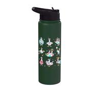 Silly Goose On The Loose Summer Pool Beach Party Stainless Steel Insulated Water Bottle