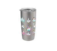 Silly Goose On The Loose Summer Pool Beach Party Vaso térmico de acero inoxidable de doble pared