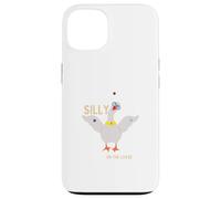 Silly Goose On The Loose Wears traje de payaso malabares 3 bolas Carcasa para iPhone 13