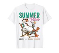 Silly Goose Summer Vibes Certified Beach Honker Camiseta