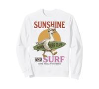 Silly Goose Sunshine Surf Honk Surf Club Summer Sudadera