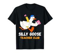 Silly Goose Teacher Club | Funny First Day Back to School Camiseta