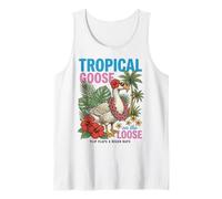 Silly Goose Tropical Goose On The Loose Camiseta sin Mangas