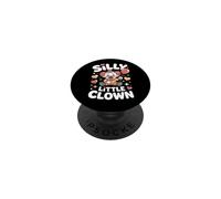 Silly Little Clown Girlfriend Cara De Payaso Clowngirl PopSockets PopGrip Adhesivo