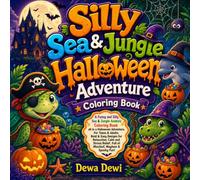 Silly Sea & Jungle Halloween Adventure: A Funny and Silly Sea & Jungle Animals Coloring Book all in a Halloween Adventure. For Teens & Adults. Bold & ... Full of Mischief, Mayhem & Spooky Fun!