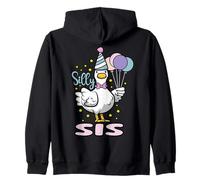 Silly Sis Goose Sillyiest Birthday Party Family Matching Sudadera con Capucha
