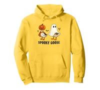 Silly Spooky Goose Halloween Funny Silly Goose Pumpkin Ghost Sudadera con Capucha