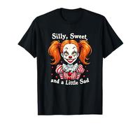 Silly Sweet Little Sad Girlfriend Cara De Payaso Clowngirl Camiseta
