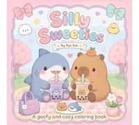 Silly Sweeties: A cozy and simple Coloring Book for Adults with silly animals.