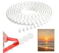 SiLnmLih Moldura de pared de perlas flexibles de 15 mm, para despegar y | Despega y pega