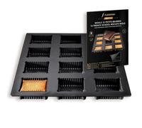 Silpat Flexipan - Molde antiadherente original para hornear hecho a mano en Francia desde 1965 - Confiado por chefs de clase mundial - Tecnología Flexipan® certificada apta para alimentos (12 moldes