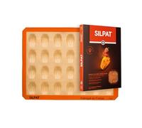 Silpat Mini moldes para hornear con forma de corazón, 11 5/8 x 16 1/2 pulgadas, caramelo y naranja