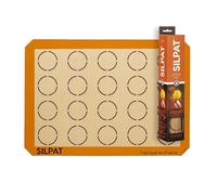 Silpat Tapete para Macarons - Pastelería Precisa, Cocción Uniforme - Hoja de Horno Antiadherente y Reutilizable - Accesorio Profesional, Fácil de Limpiar - Fibra de Vidrio y Silicona - 42x29 cm