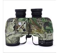 SilteD 10X50 Brújula Telescopio Camuflaje Alta Potencia Baja Luz Visión Nocturna Navegación Binoculares Binoculares