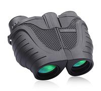 SilteD Binoculares portátiles Antideslizantes con película 10 Veces, súper Claros, a Prueba de Agua, binoculares con diseño de Gran Angular