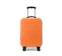 SilteD Maleta Maleta Plegable con Ruedas Agujero Universal Maleta con Ruedas Maleta de Almacenamiento portátil Maleta de Embarque Equipaje Simple de Moda Maleta Grande (Color : Orange, Taille Unique :