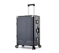 SilteD Maleta Maleta rígida para Equipaje de Mano con Ruedas, Equipaje de Viaje Ligero para PC, Maleta Gruesa anticaída, Maleta Grande (Color: A, tamaño único: 24 Pulgadas)