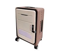 SilteD Maleta Plegable Que Ahorra Espacio, Multifuncional, Todo en uno, Caja de Viaje con Ruedas universales, Caja de contraseña, Maleta Grande (Color: I, tamaño único: 24 Pulgadas)