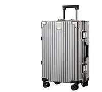 SilteD Maleta rígida para Equipaje de Mano, Ligera, Gruesa, Resistente, de aleación de Aluminio, Equipaje de Viaje, Maleta anticaída, Maleta Grande (Color: C, tamaño único: 26 Pulgadas)