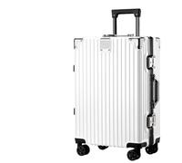 SilteD Maleta rígida para Equipaje de Mano, Ligera, Gruesa, Resistente, de aleación de Aluminio, Equipaje de Viaje, Maleta anticaída, Maleta Grande (Color: B, tamaño único: 24 Pulgadas)