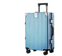 SilteD Maleta rígida para Equipaje de Mano, Ligera, Gruesa, Resistente, de aleación de Aluminio, Equipaje de Viaje, Maleta anticaída, Maleta Grande (Color: F, tamaño único: 26 Pulgadas)