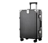 SilteD Maleta rígida para Equipaje de Mano, Ligera, Gruesa, Resistente, de aleación de Aluminio, Equipaje de Viaje, Maleta anticaída, Maleta Grande (Color: D, tamaño único: 26 Pulgadas)