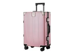 SilteD Maleta rígida para Equipaje de Mano, Ligera, Gruesa, Resistente, de aleación de Aluminio, Equipaje de Viaje, Maleta anticaída, Maleta Grande (Color: E, tamaño único: 26 Pulgadas)