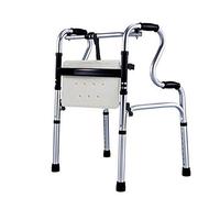 SilteD Muletas para Ancianos Equipo de Entrenamiento de rehabilitación Taburete de caña Ligera Tipo de Rueda/Bastón Antideslizante multifunción sin Ruedas con Familia de Hospital (con Ruedas) Present