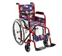 SilteD Silla de ruedas plegable para niños, discapacidad ligera, lesiones, niños mayores, silla de ruedas de viaje manual